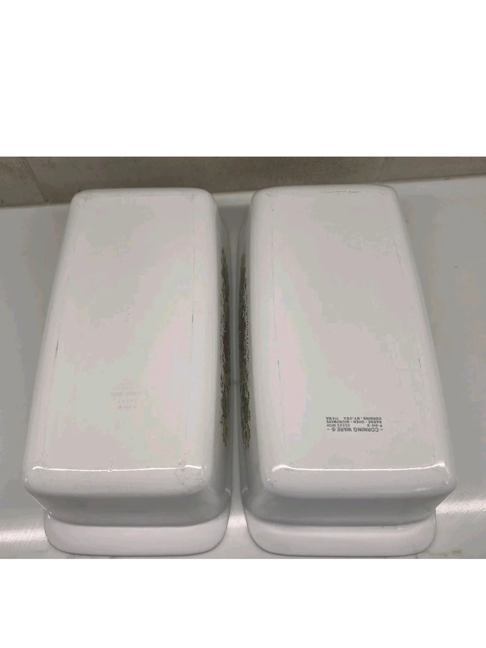 2x Vintage Corning Ware Spice of Life La Marjolaine P-315-B 9x5x3 Bread Loaf Pan